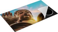 Chefcare Inductie Beschermer Groot Boeddha Standbeeld 90x55cm - Multicolor