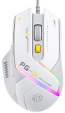Merkloos Gamingmuis Bedraad Ergonomisch - 12800 DPI - 6 macroknoppen - RGB-verlichting - Zwart - Voor laptop en pc