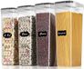 Unyqoos® Set de quatre boîtes de conservation hermétiques 2.8L pour le stockage des aliments dans la cuisine