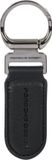 PORSCHE DESIGN Sleutelhanger Keyring Oval Black Zwart