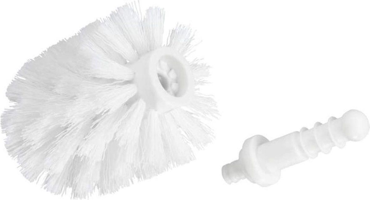 WENKO Toiletborstel 8 cm Wit - Zwart