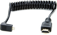 Atomos HDMI - Micro HDMI 30-45cm Coiled Right Angle