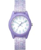 Timex Time Machines TW7C12200 Horloge - Textiel - Paars - Ø 32 mm