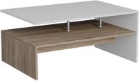 Vicco Amato Salontafel – 90 x 52.6 cm Wit/Sonoma