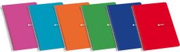 ENRI Schrift Vierkant Spiraal A5 Rood