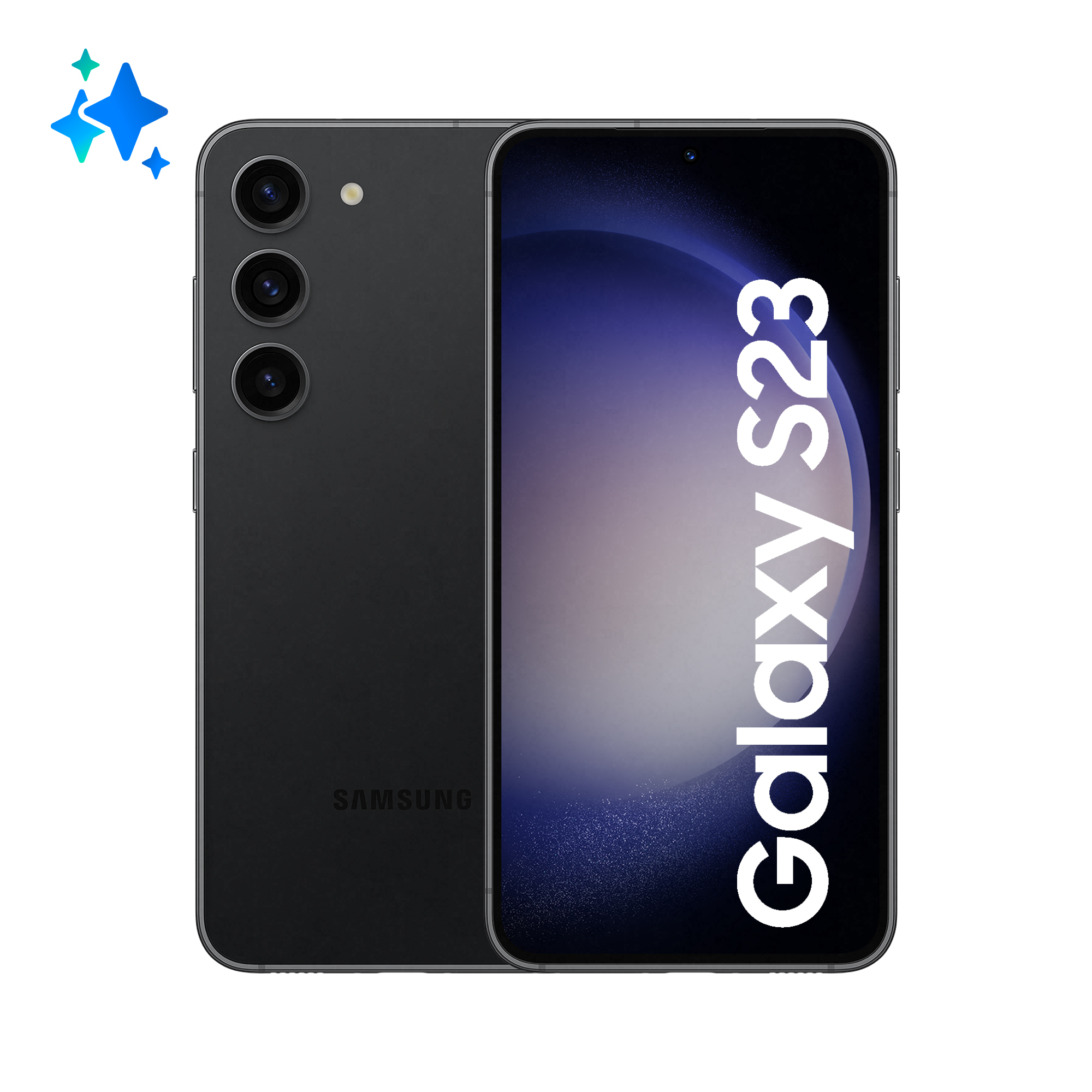 Samsung Galaxy SM-S911B / 128 GB / Zwart