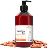 Biologische zoete amandelolie, koudgeperst, puur. Professionele massageolie, haar- en wimperolie, hydraterend lichaam (handen, nagels), gezicht (anti-aging), striae, zwangerschap - 250 ml