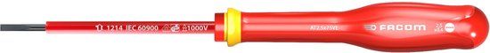 Facom PROTWIST® AT3.5x75VE Tournevis plat VDE isolé 1000V