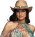 Boland Hoed cowboy Festival Bruin - 59 cm - Volwassenen - Unisex