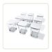 LITTLE BALANCE 8558 yoghurtglazen, 9 glazen glazen 145 ml met klikdeksel, voor al je desserts, fingerfood
