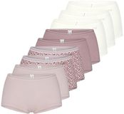 sloggi Dames shorts slip 9 pack GO Crush roze / crème