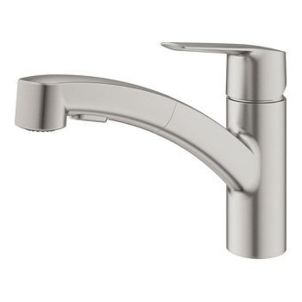 GROHE Start Keukenmengkraan met Handdouche - Steel - 30307DC1