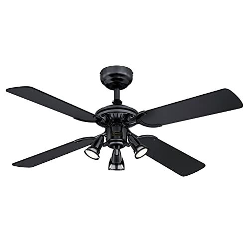 Westinghouse Lighting 73061 Princess Euro Plafondventilator - Geborsteld Metaal - 105 cm - Met Verlichting