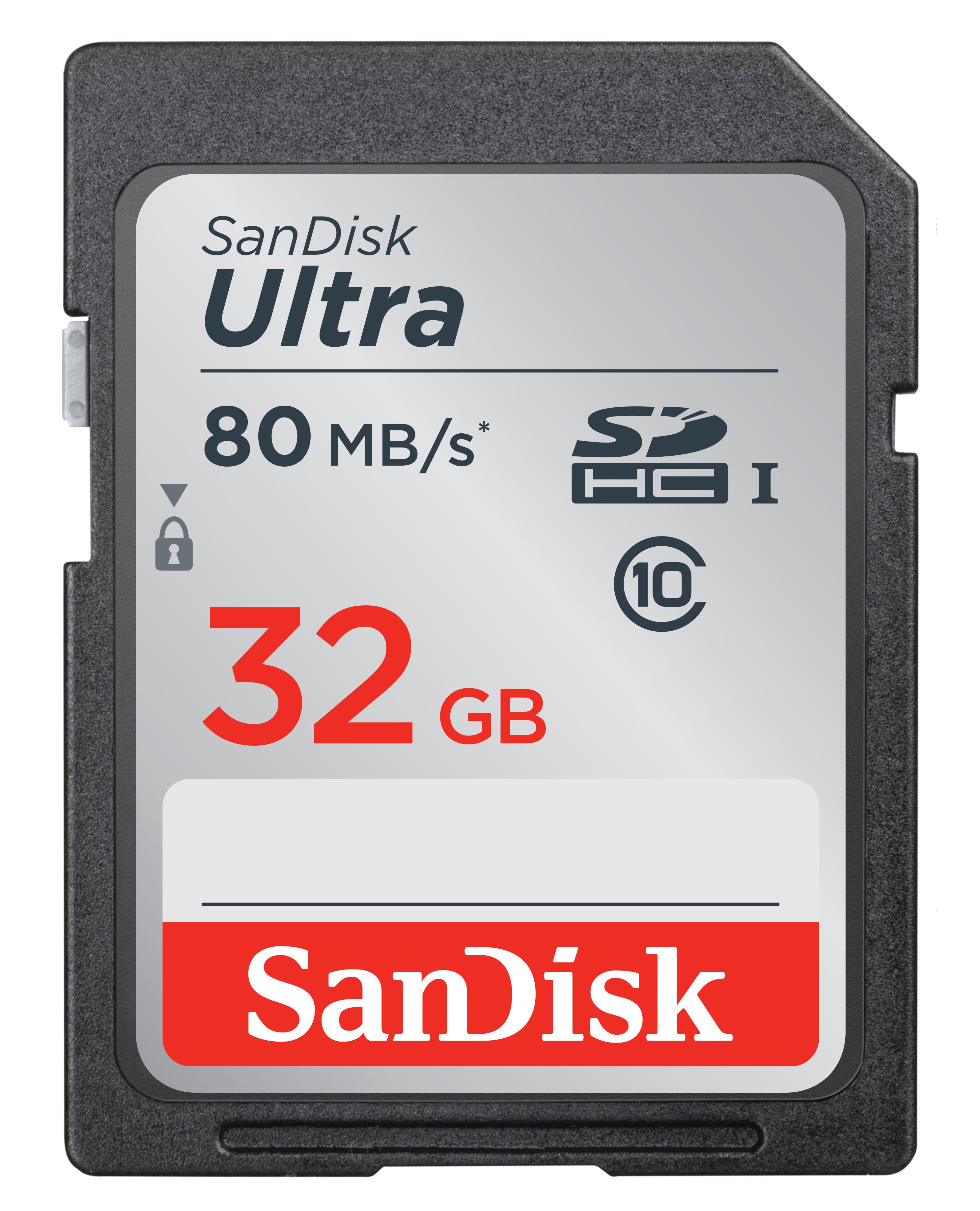 SanDisk Ultra 32GB SDHC UHS-I Class 10 Memory Card