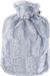 Hugo Frosch Gmbh Warm water kruik met warme bont hoes - grijs - 1800 ml - hoogpolig pluche - kinderen/volwassenen - cadeau