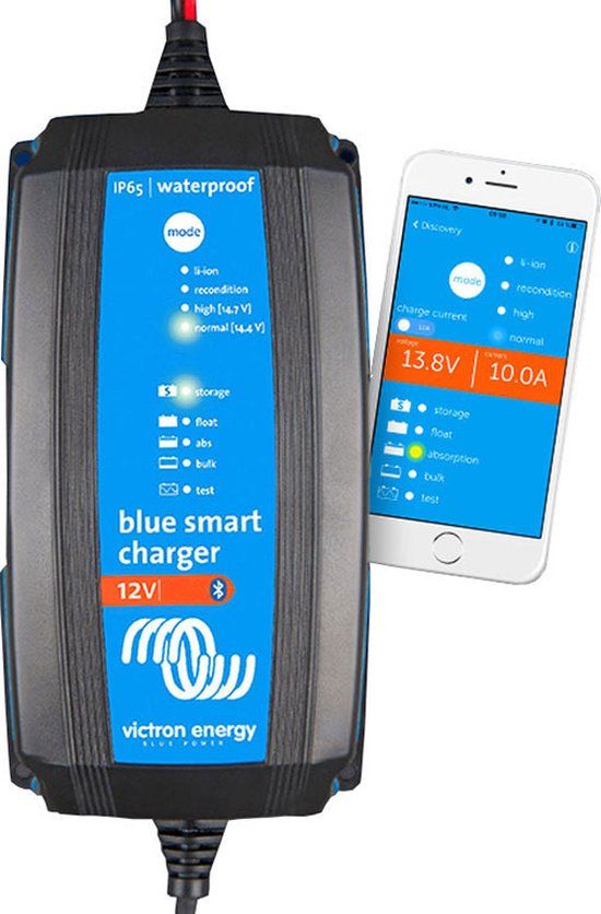 Victron Blue Smart Charger 7A - 12V Acculader Auto / Camper / Caravan / Boot