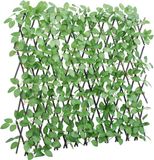 vidaXL Kunstplant klimop op latwerk uittrekbaar 180x60 cm groen