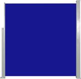 vidaXL Windscherm uittrekbaar 140x300 cm blauw
