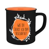 Beker Bin Beker Bin bezig emaille look 400 ml