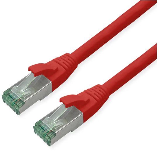 ROLINE Recycled Material 21.45.3219 netwerkkabel Rood 20 m Cat6a S/FTP (S-STP)