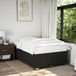 Maison Exclusive - Cadre de lit sans matelas, noir, 120x190 cm, rembourré