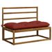 vidaXL - 2-delige - Coussin de banquette - VIANEN - 100% - Polyester - Rouge