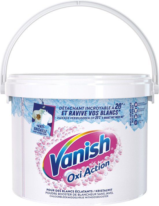 Vanish Oxi Action Whitening booster Poeder - Vlekverwijderaar Voor Witte Was - 2,7 kg