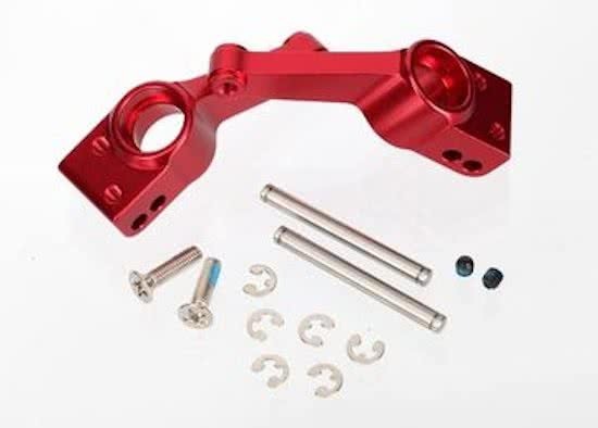 TRAXXAS Carriers stub axle red-anodized 6061-T6 aluminum rear 2