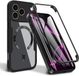 Techsuit Hoesje geschikt voor Apple iPhone 17 Pro Max - ColorVerse 360 Case met Screenprotector - Geschikt voor MagSafe - Zwart