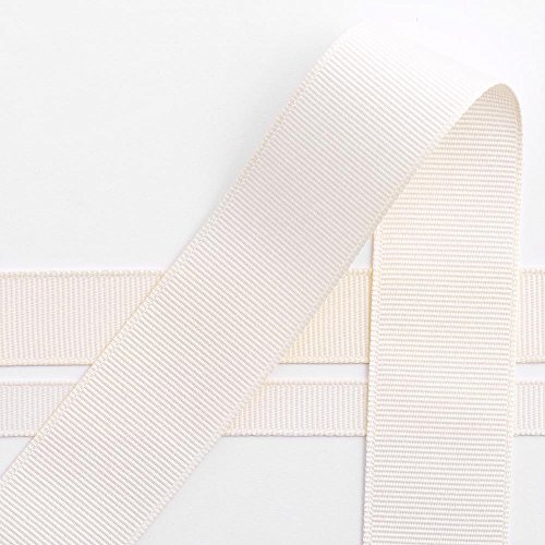 Italian Options Grosgrain lint, 25mm x 10 meter rol, crème