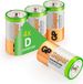 GP Super Alkaline D Mono LR20 1,5V- 4 stuks D batterijen