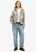Superdry Dames Windbreakerjas met Capuchon en Logo - Groen Camouflage