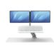 Fellowes Lotus RT Zit-Sta werkstation - dubbel/wit