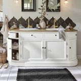 LOBERON Dubbele wastafel Louisiana