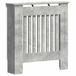 vidaXL Radiatorafdekking Betongrijs 78 x 19 x 81,5 cm Bewerkt hout