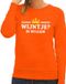 Bellatio Decorations Oranje Wijntje ik willem sweater dames - Oranje Koningsdag kleding XL