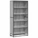 vidaXL Boekenkast Grijs, Eiken 805 mm x 350 mm x 1705 mm