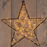Anna's Collection Verlichte ster - 160 LED lampjes - Warm wit - 36 cm