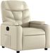 vidaXL Relaxfauteuil Crème Kunstleer