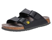 Birkenstock Arizona Unisex Slippers Zwart Leer