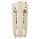 Klassieke wandtelefoons voor vaste lijn met mechanisch bellen, enkele lijn 2554 wandtelefoon met voicemail-indicator, retro wandgemonteerde telefoon waterdicht, oude muurbevestiging telefoon voor