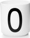 Design Letters Arne Jacobsen Vintage Cup O Mok Blanc Porcelaine 300 ml