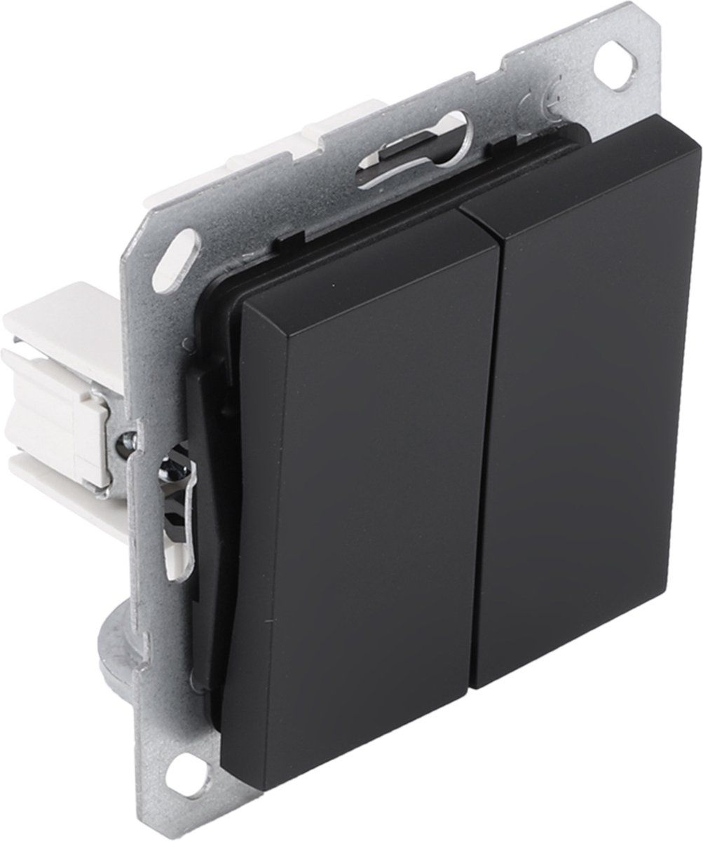 Q-Link S-Line schakelaar inbouw - zwart