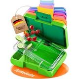 Funkelfuchs® - Lunchbox pour enfants avec compartiments - 500ml, vert