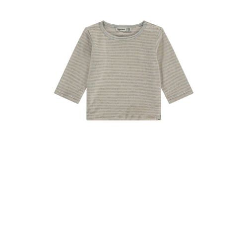 Babyface longsleeve grijs Jongens Katoen Ronde hals Streep - maat 74