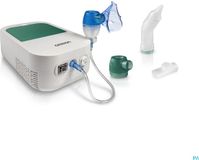 T.LeClerc Omron DuoBaby NE-C301-E Inhalatieapparaat met neuszuiger - wit