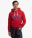 Superdry Sweat à Capuche Homme Vintage Logo Classic Rouge Taille : XL