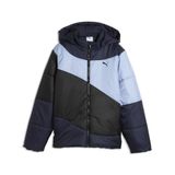 PUMA Quilted Relaxed gewatteerd jack, Blauw, Maat 7-8Y