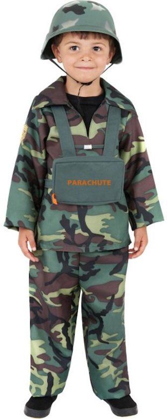 Smiffys Army Boy Leger Soldaten pak Jongen maat M ( 130 - 143 )