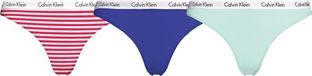 Calvin Klein - Dames - 3-Pack String - Multi - Maat M